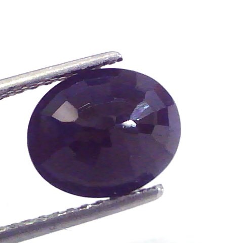 7.15 Ct 8 Ratti Natural Dark Bangkok Blue Sapphire Gemstone Heated