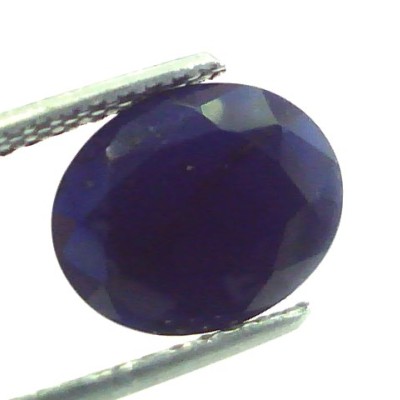 Huge 14.17 Ct Natural Dark Bangkok Blue Sapphire Gemstones (Heated)