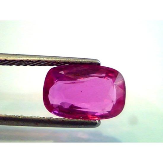 3.56 Ct IGI Certified Unheated Untreated Natural Pink Sapphire