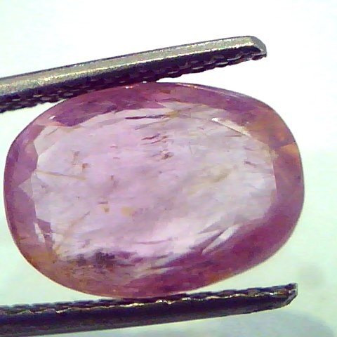 8.18 Ct Unheated Untreated Natural Ceylon Purple Sapphire Khuni Neelam