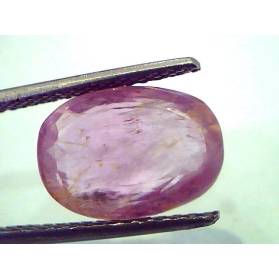 8.18 Ct Unheated Untreated Natural Ceylon Purple Sapphire Khuni Neelam