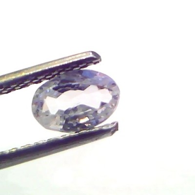 1.03 Ct Certified Unheated Untreated Natural Ceylon White Sapphire