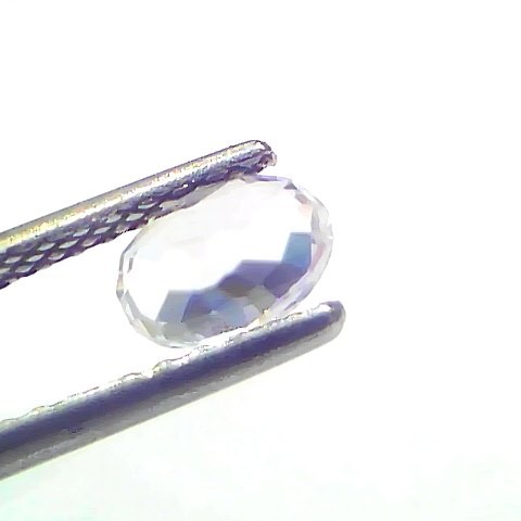 1.03 Ct Certified Unheated Untreated Natural Ceylon White Sapphire