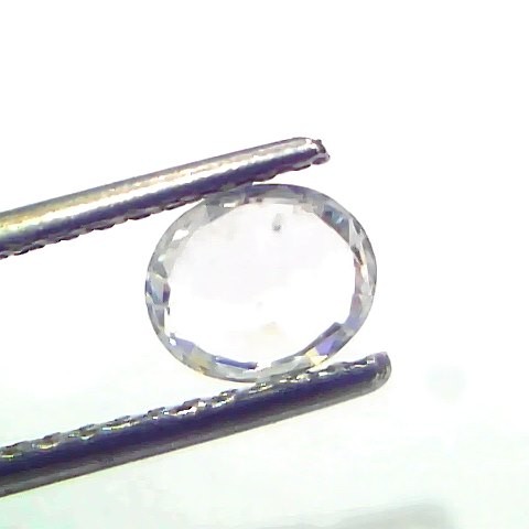 1.07 Ct Certified Unheated Untreated Natural Ceylon White Sapphire