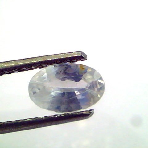 1.14 Ct Unheated Untreated Natural White Sapphire Gemstone