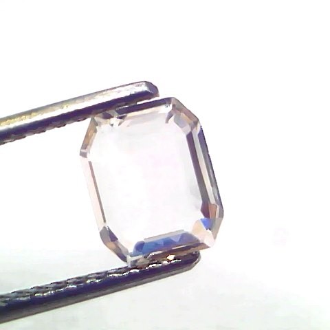 1.79 Ct Certified Unheated Untreated Natural Ceylon White Sapphire