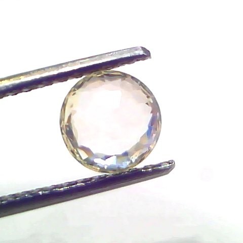 1.94 Ct Certified Unheated Untreated Natural Ceylon White Sapphire