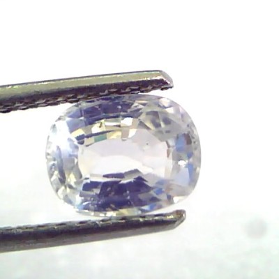 1.92 Ct Unheated Untreated Natural White Sapphire Safed Pukhraj