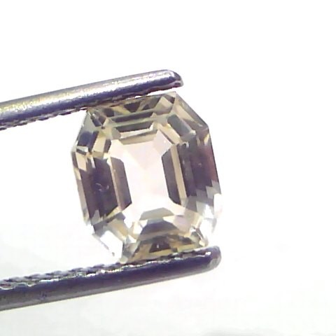 1.93 Ct Certified Unheated Untreated Natural Ceylon White Sapphire