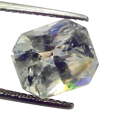 Huge 10.16 Ct GII Certified Unheated Natural Ceylon White Sapphire AAA Huge 10.16 Ct GII Certified Unheated Natural Ceylon White Sapphire AAA