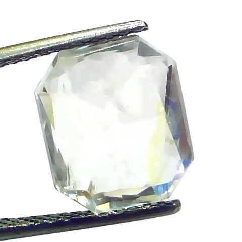 Huge 10.16 Ct GII Certified Unheated Natural Ceylon White Sapphire AAA Huge 10.16 Ct GII Certified Unheated Natural Ceylon White Sapphire AAA