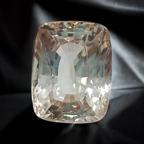 Huge 11.95 Ct Unheated Untreated Natural Ceylon White Sapphire