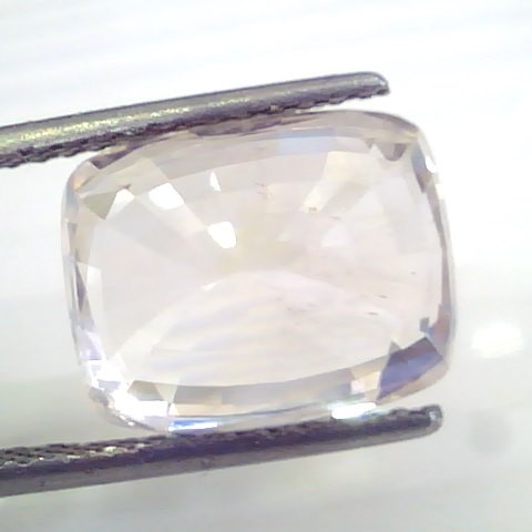 Huge 11.95 Ct Unheated Untreated Natural Ceylon White Sapphire