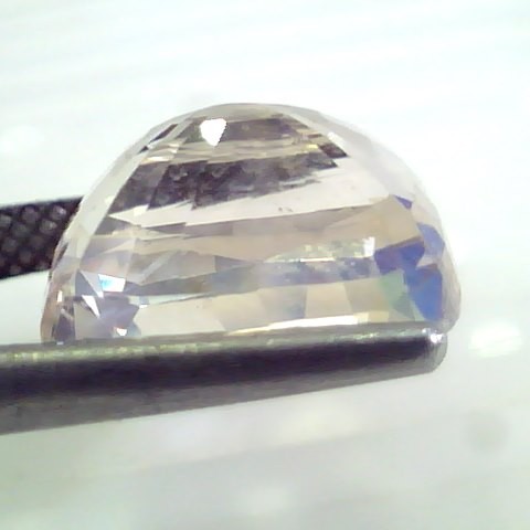 Huge 11.95 Ct Unheated Untreated Natural Ceylon White Sapphire