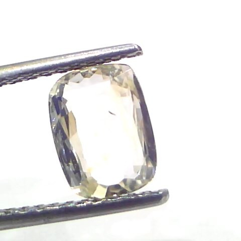2.24 Ct Certified Unheated Untreated Natural Ceylon White Sapphire