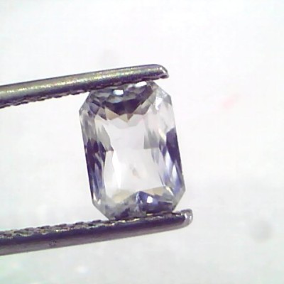 2.07 Ct Unheated Untreated Natural White Sapphire Gemstones AA