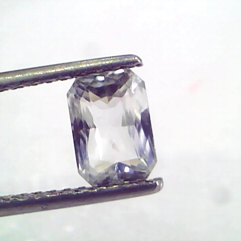 2.07 Ct Unheated Untreated Natural White Sapphire Gemstones AA