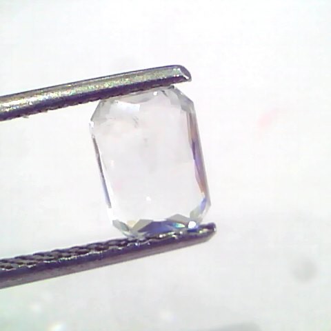 2.07 Ct Unheated Untreated Natural White Sapphire Gemstones AA