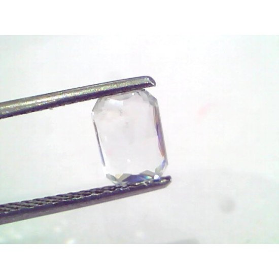 2.07 Ct Unheated Untreated Natural White Sapphire Gemstones AA