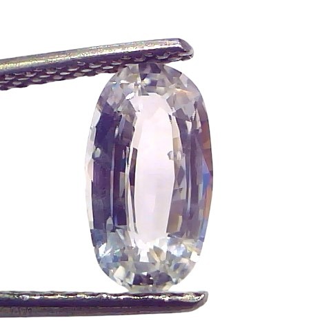 2.41 Ct Certified Unheated Untreated Natural Ceylon White Sapphire 2.41 Ct Certified Unheated Untreated Natural Ceylon White Sapphire