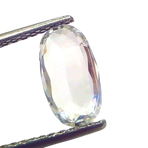 2.41 Ct Certified Unheated Untreated Natural Ceylon White Sapphire 2.41 Ct Certified Unheated Untreated Natural Ceylon White Sapphire