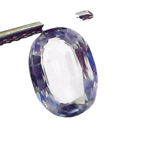 2.42 Ct GII Certified Unheated Untreated Natural Ceylon White Sapphire AAA 2.42 Ct GII Certified Unheated Untreated Natural Ceylon White Sapphire AAA