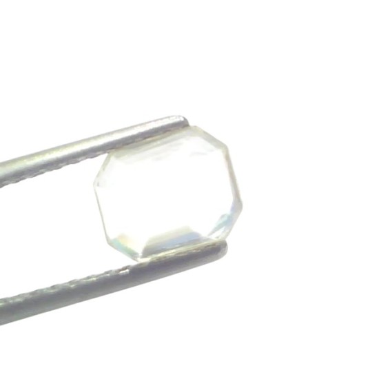 2.58 Ct Certified Unheated Untreated Natural Ceylon White Sapphire