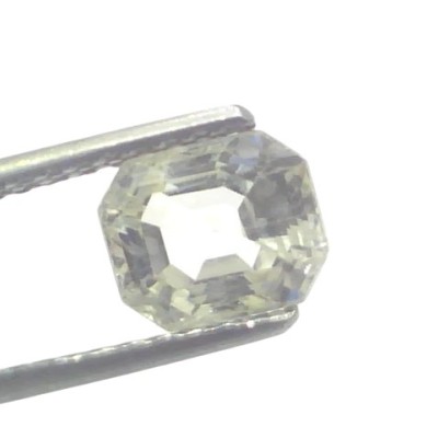 2.61 Ct Certified Unheated Untreated Natural Ceylon White Sapphire 2.61 Ct Certified Unheated Untreated Natural Ceylon White Sapphire