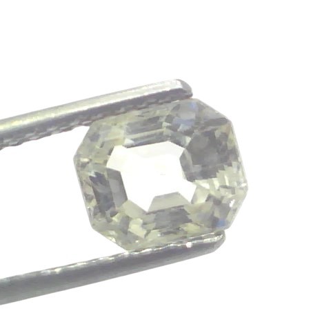 2.61 Ct Certified Unheated Untreated Natural Ceylon White Sapphire 2.61 Ct Certified Unheated Untreated Natural Ceylon White Sapphire