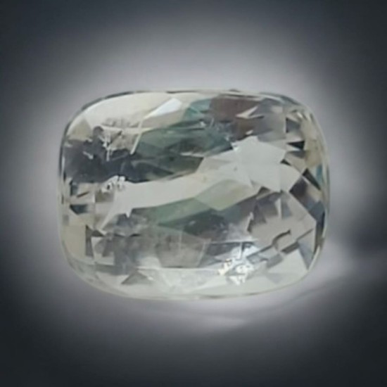 2.68 Ct Certified Unheated Untreated Natural Ceylon White Sapphire