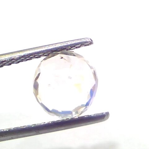 2.71 Ct Certified Unheated Untreated Natural Ceylon White Sapphire