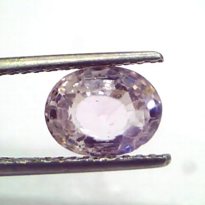 2.67 Ct Unheated Untreated Natural Ceylon White Sapphire Gemstone