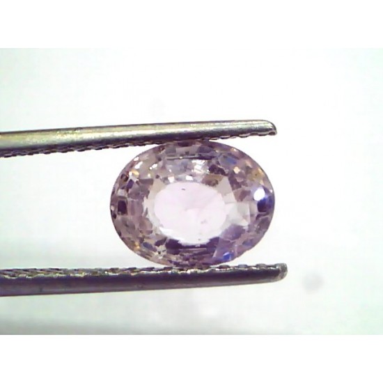 2.67 Ct Unheated Untreated Natural Ceylon White Sapphire Gemstone