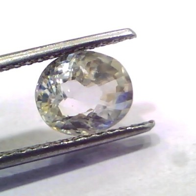 2.90 Ct Unheated Untreated Natural Ceylon White Sapphire Gemstones