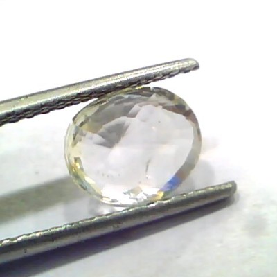 2.90 Ct Unheated Untreated Natural Ceylon White Sapphire Gemstones