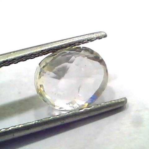 2.90 Ct Unheated Untreated Natural Ceylon White Sapphire Gemstones