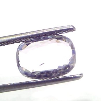 2.85 Ct Certified Unheated Untreated Natural Ceylon White Sapphire