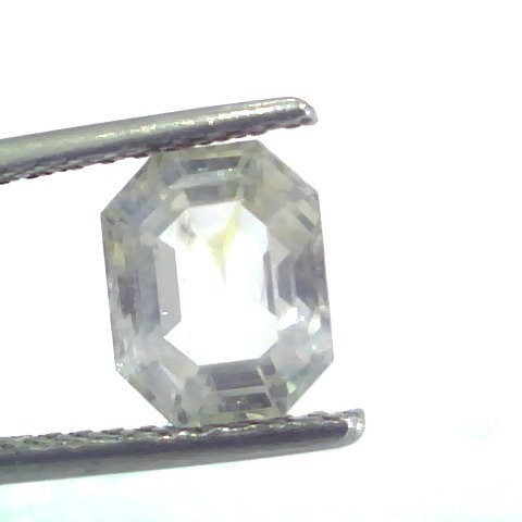 2.88 Ct Unheated Untreated Natural White Sapphire Gemstones