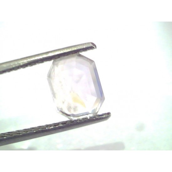2.88 Ct Unheated Untreated Natural White Sapphire Gemstones
