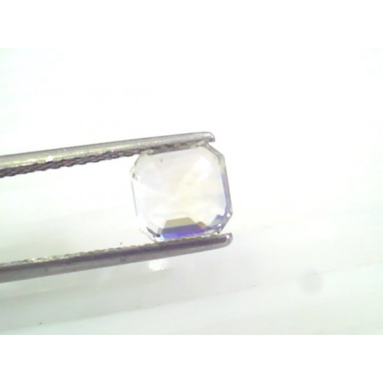 2.94 Ct Unheated Untreated Natural Premium White Sapphire Gemstone