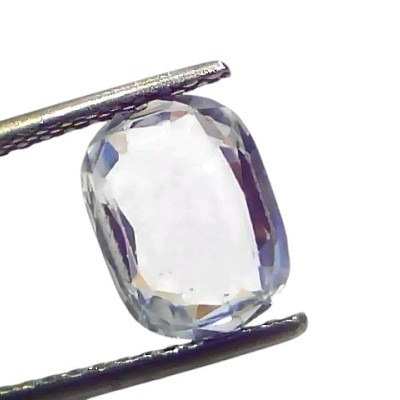 2.94 Ct GII Certified Unheated Untreated Natural Ceylon White Sapphire AAA 2.94 Ct GII Certified Unheated Untreated Natural Ceylon White Sapphire AAA