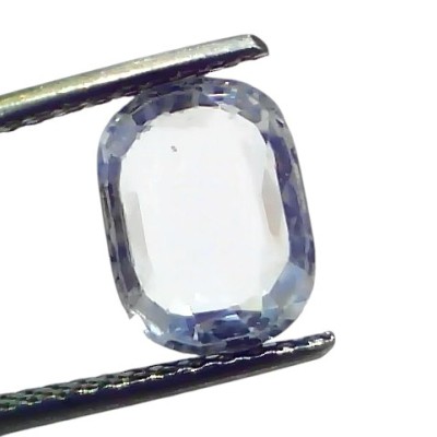 2.94 Ct GII Certified Unheated Untreated Natural Ceylon White Sapphire AAA 2.94 Ct GII Certified Unheated Untreated Natural Ceylon White Sapphire AAA