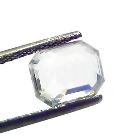 2.94 Ct GII Certified Unheated Untreated Natural Ceylon White Sapphire AAA 2.94 Ct GII Certified Unheated Untreated Natural Ceylon White Sapphire AAA
