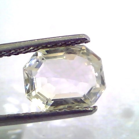 3.03 Ct Unheated Untreated Natural Premium White Sapphire Gems