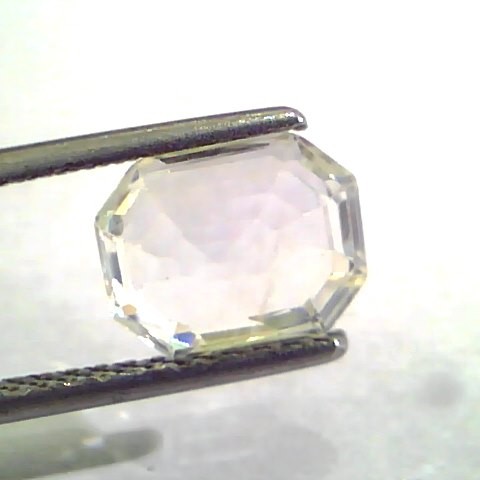 3.03 Ct Unheated Untreated Natural Premium White Sapphire Gems