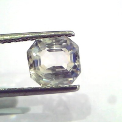3.05 Ct Unheated Untreated IGI Certified Natural Ceylon White Sapphire