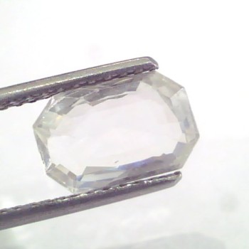 3.07 Ct Unheated Untreated Natural White Sapphire Gemstones