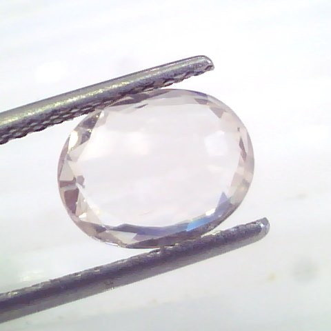 3.11 Ct Unheated Untreated Natural Ceylon White Sapphire Gems