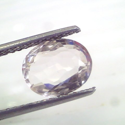 3.11 Ct Unheated Untreated Natural Ceylon White Sapphire Gems