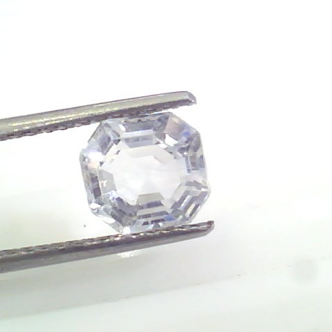 3.12 Ct Unheated Untreated Natural Premium White Sapphire Gemstone